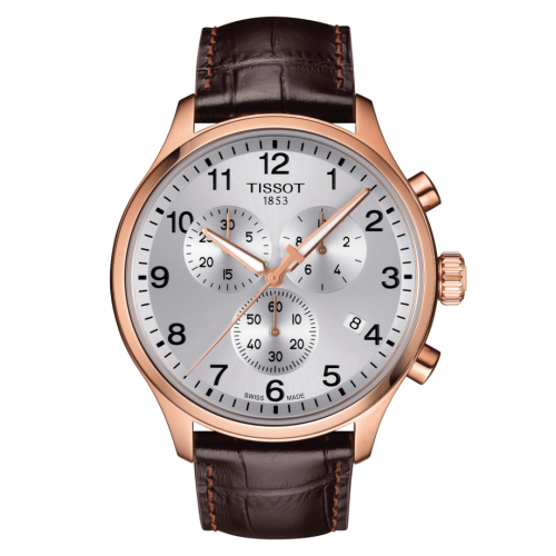 Tissot Chrono XL Classic Rose Gold / Silver / Strap
